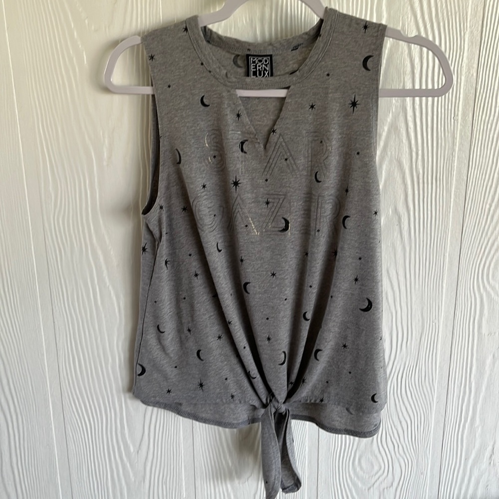 Stargazer graphic tank top